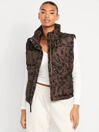 Water-Resistant Puffer Vest | Old Navy (CA)