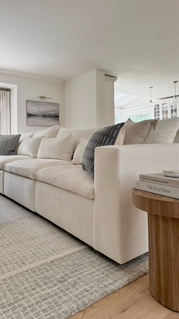 This dark oak finish fluted end table from @luxen.home added texture, warmth, and a modern touch to our living room. I absolutely love how the soft curves balance the straight lines of the space. Plus, it’s the perfect spot for my morning coffee! 

Shop this end table and so many other beautiful pieces on sale below or at the link in my bio: 
https://glnk.io/10m64/smbydesign26x

Wooden Fluted End Table | Neutral Living Room Decor | Minimalist End Table Styling | Living Room Styling 

#LiveLuxen #ModernFurnitureDesign #NeutralHomeDecor #AccentTableStyling #LivingRoomInspiration

#LTKStyleTip #LTKSaleAlert #LTKHome