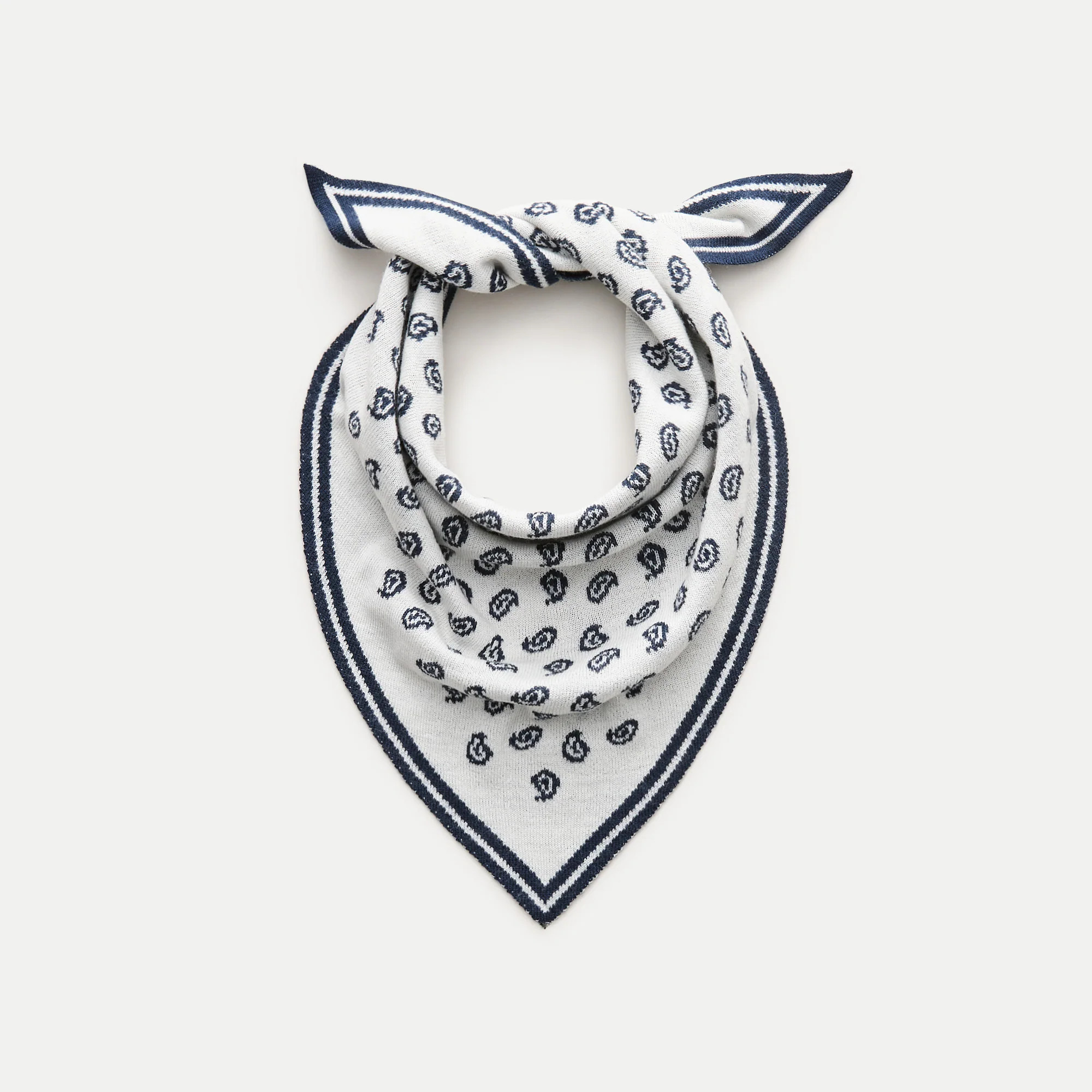 Merino wool bandana in reversible paisley | J. Crew US