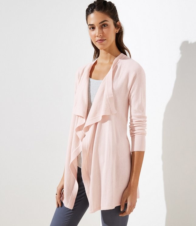 Draped Open Cardigan | LOFT | LOFT