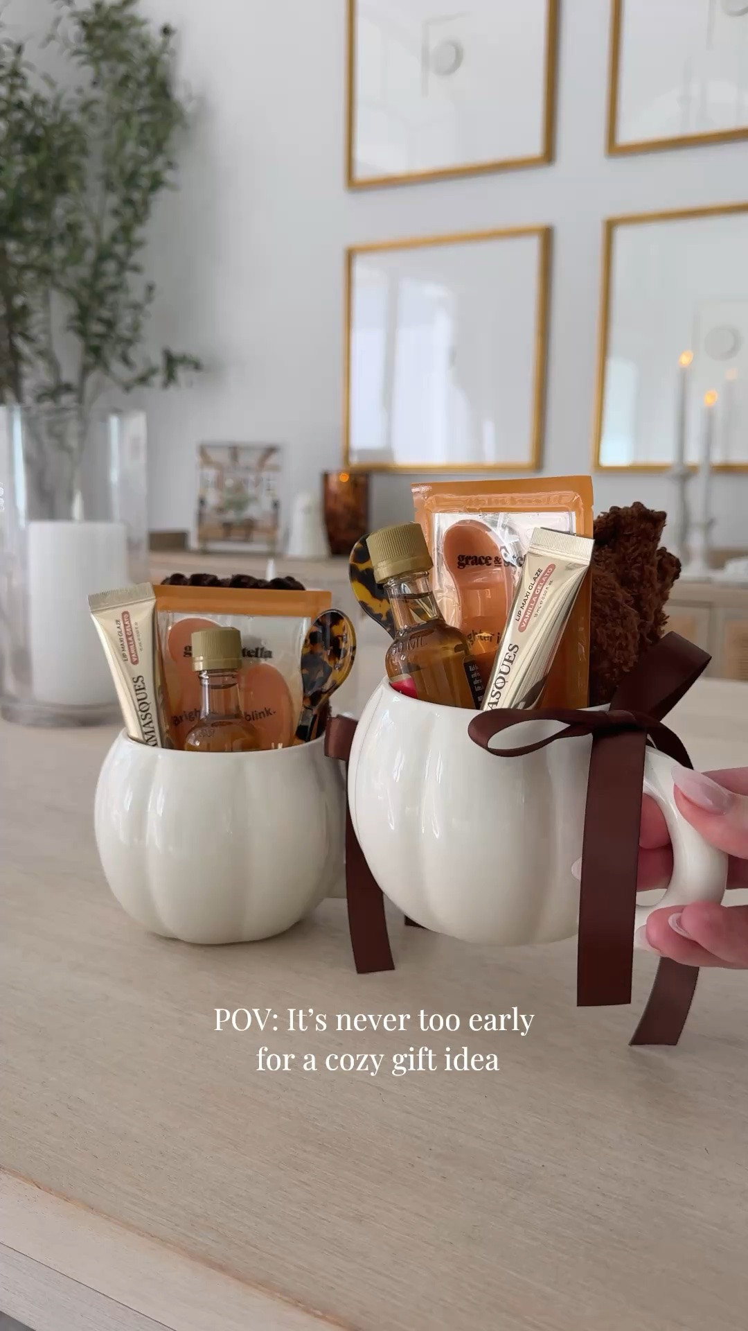 Fall gift idea! All the essentials to kick off the cozy fall season 🍂☕️

Pumpkin mug, cozy socks, under eye masks, mini coffee syrup, tortoise shell spoons, boo basket, the world market, coffee spoons, lipgloss, target finds, amazon, beauty gift, hug in a mug, autumn finds, home, fancythingsblog

#LTKSeasonal #LTKHome #LTKBeauty