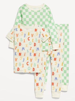Snug-Fit Pajama 4-Piece Set for Toddler &amp;amp; Baby | Old Navy (US)