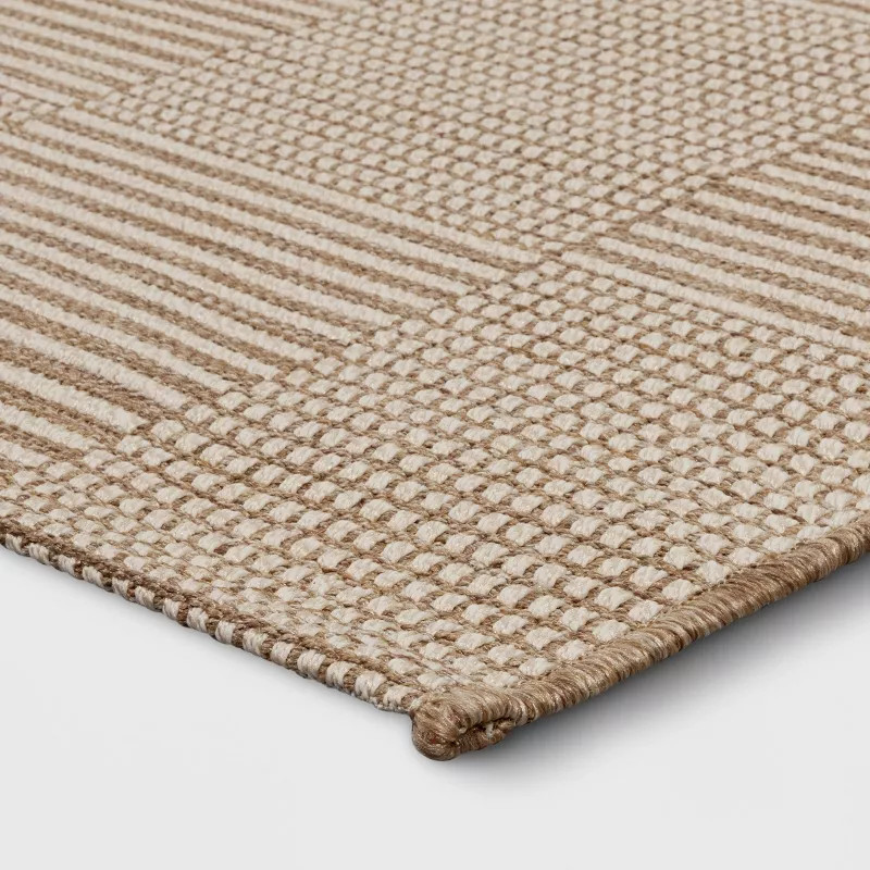 Patterned Grid Outdoor Area Rug - Threshold™ designed with Studio McGee | Target