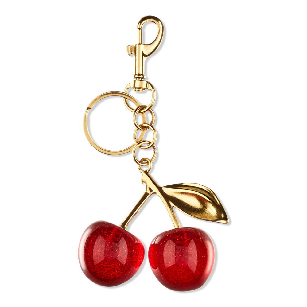 Tartan + Twine Double-Cherry Charm/Keychain - Cherry | Ulta