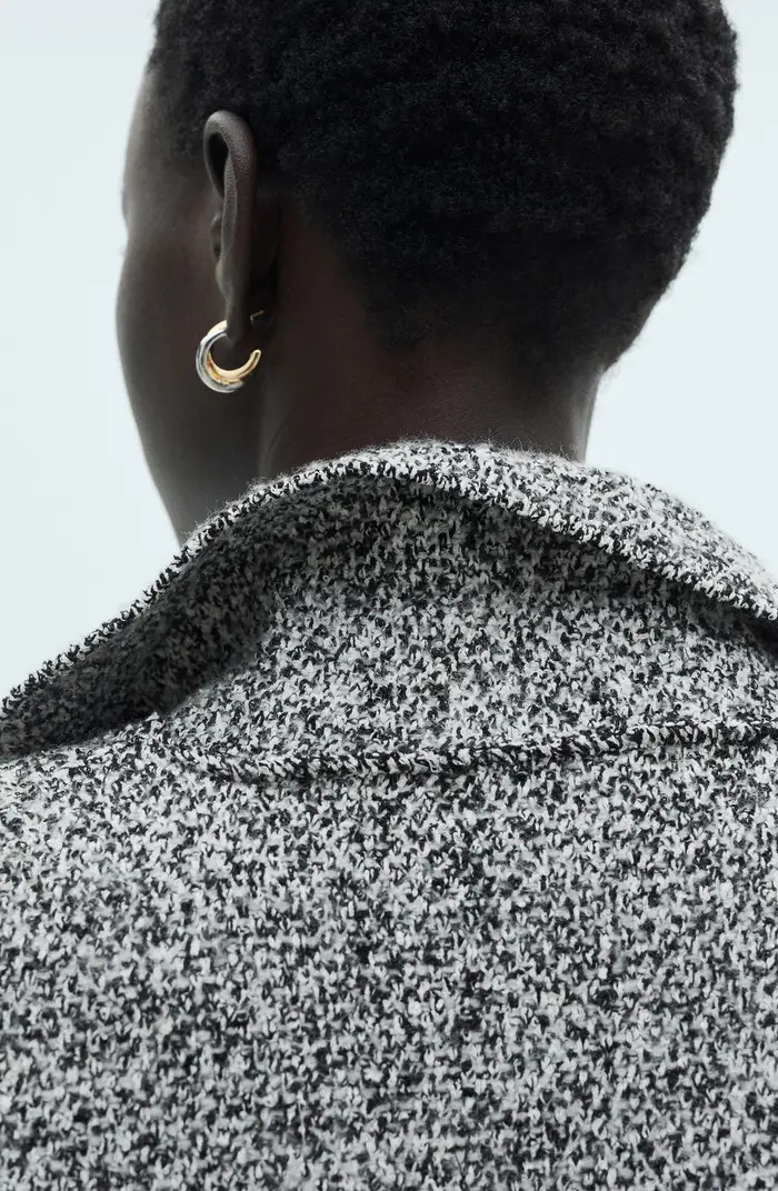 MANGO Marled Knit Longline Coat | Nordstrom | Nordstrom