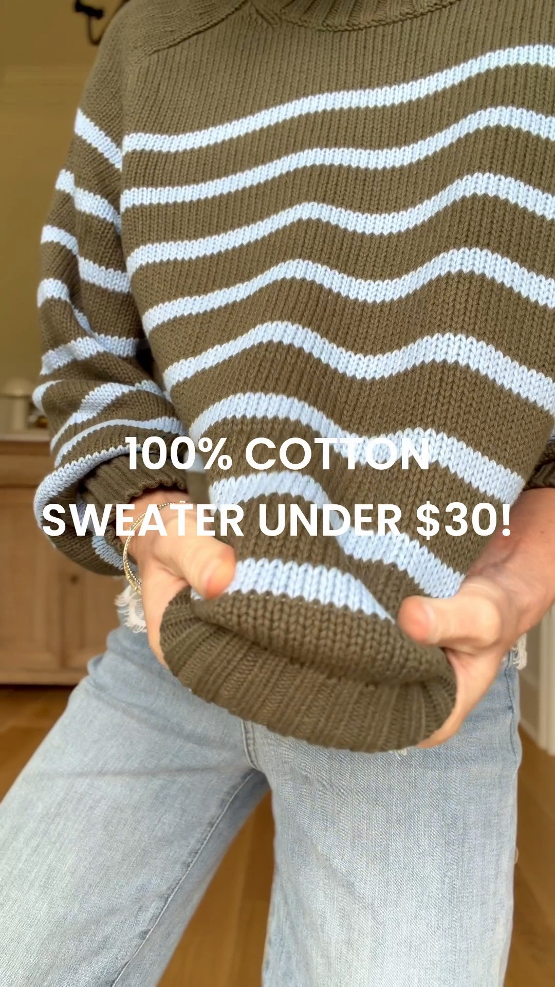 I sized up for a more relaxed fit!
