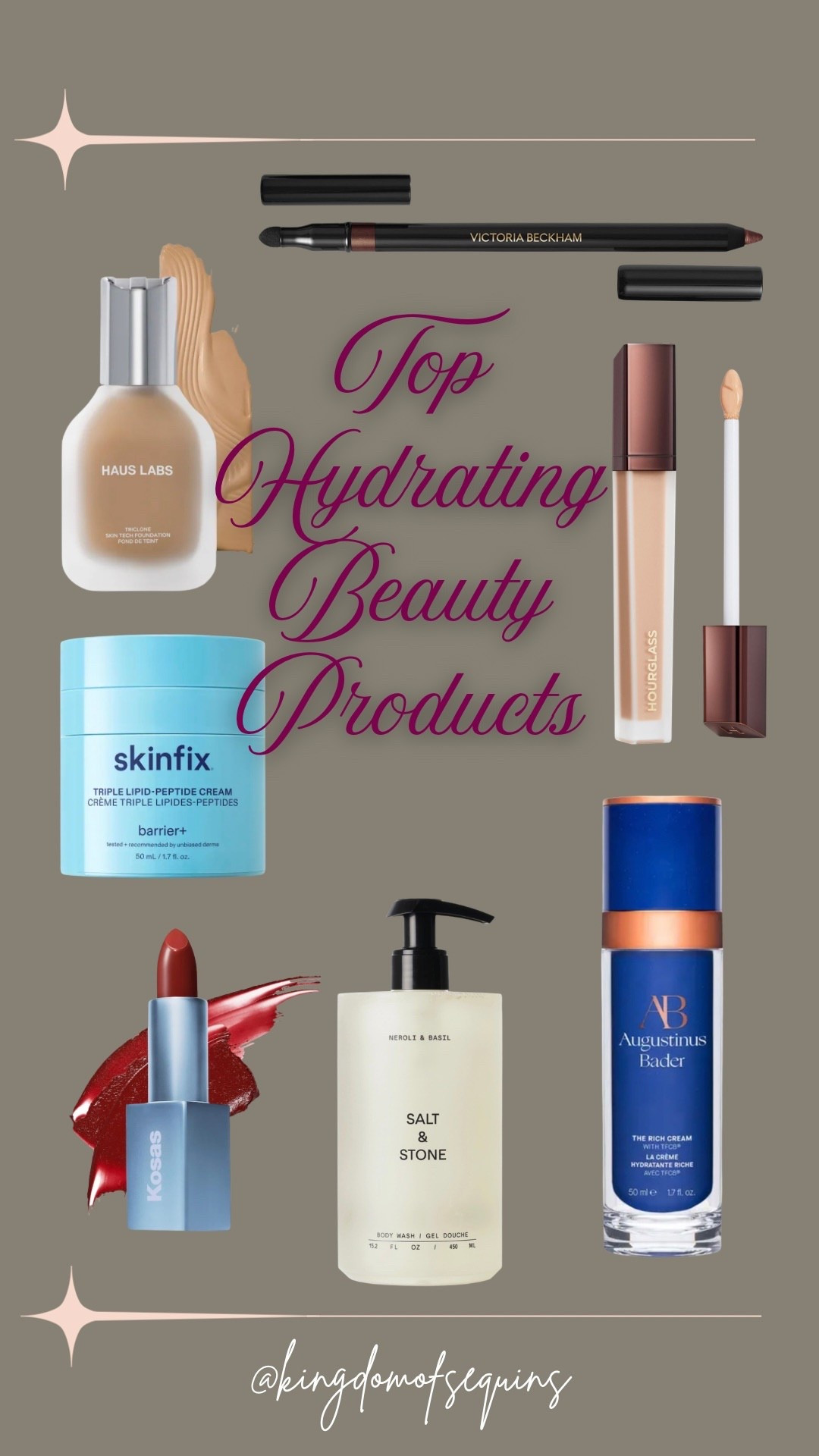 Recommended from a professional makeup artist , some are pricey but he told me a little goes a long way! 