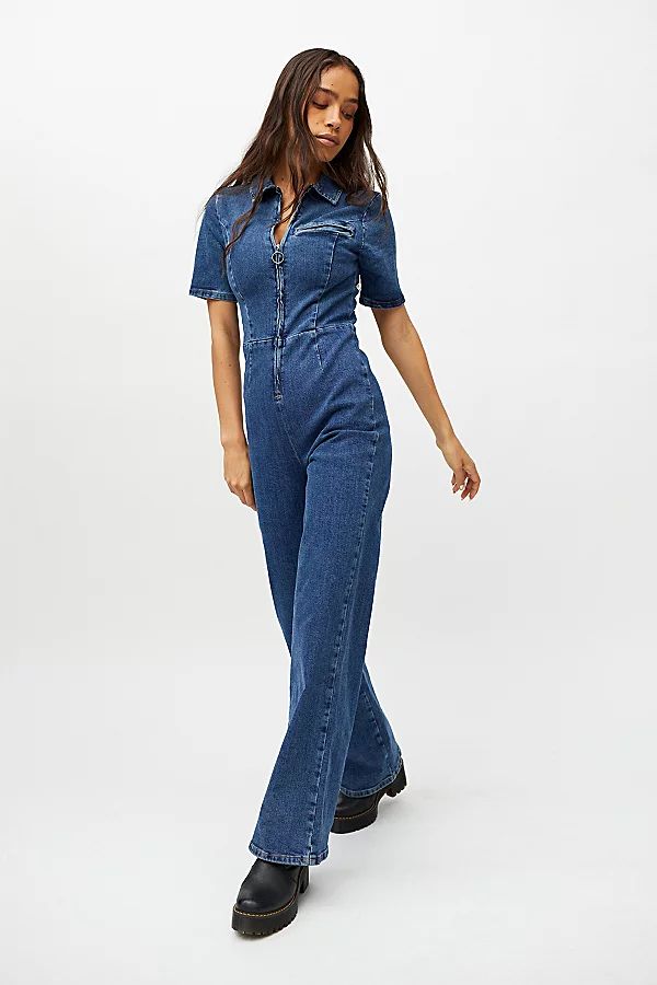 UO Hello Sunshine Denim Jumpsuit | Urban Outfitters (US and RoW)
