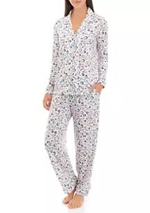 Women's Knit Satin Pajama Set | Belk