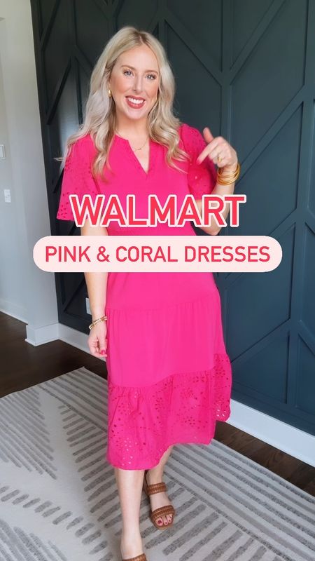 Walmart pink & coral dresses, time and tru, Walmart outfit, Walmart fashion, Walmart try on 

#LTKFindsUnder50 #LTKSeasonal #LTKStyleTip
