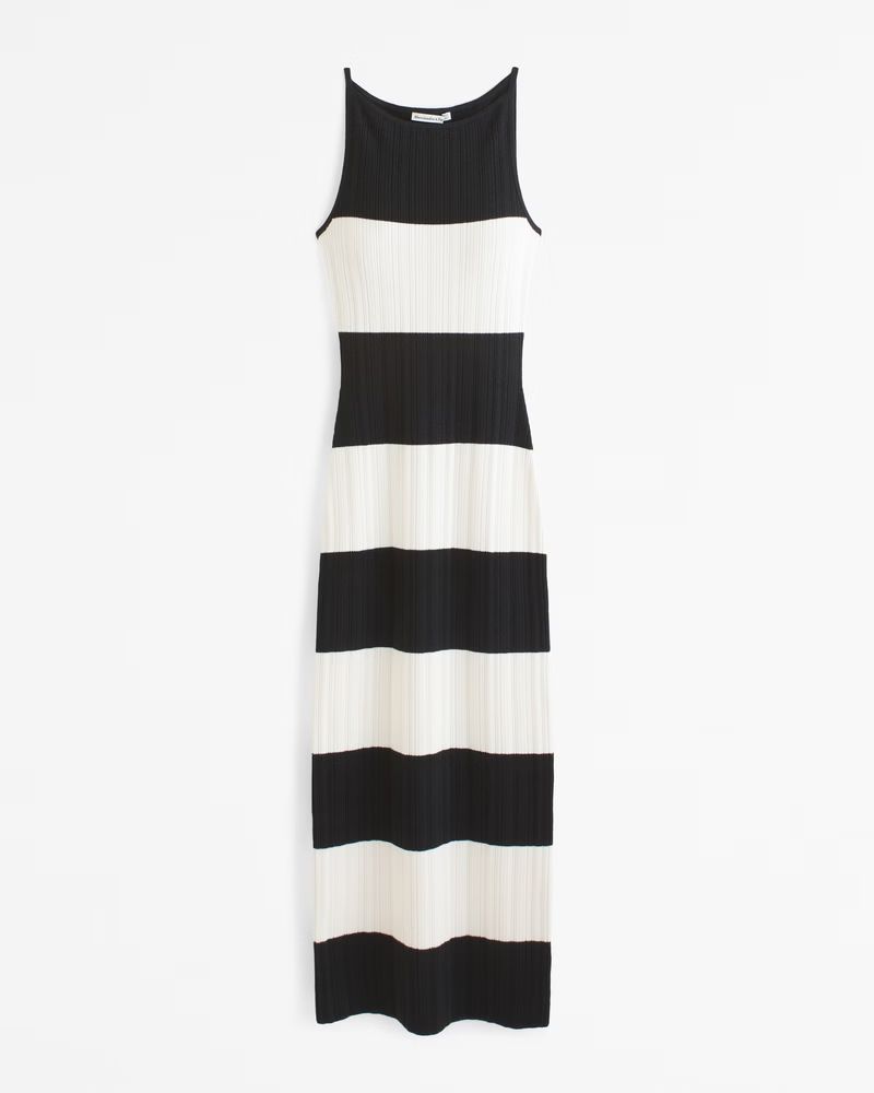 High-Neck Midi Sweater Dress | Abercrombie & Fitch (US)