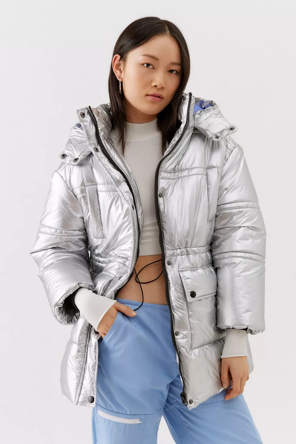 UO Alice Hooded Puffer Jacket | Urban Outfitters (US and RoW)