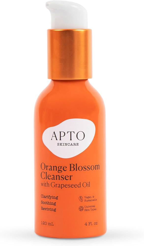 Orange Blossom Cleanser w/Grapeseed Oil: Gentle but Effective Lightly-Foaming Daily Face Wash for... | Amazon (US)