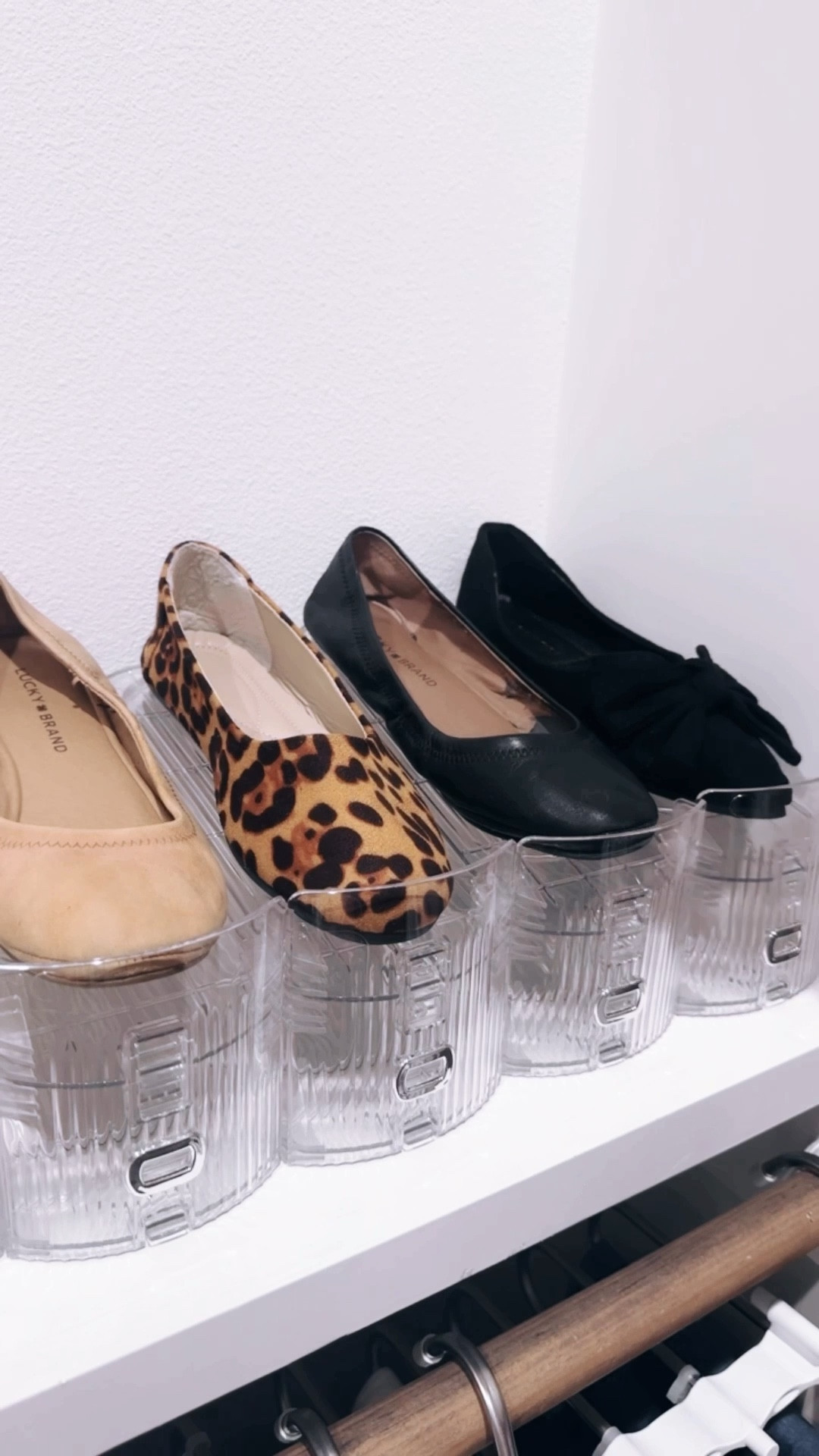 Closet Space Saving hack!! 👏🏻 I love how these look in my closet. They have saved me so much space, keeping my closet and shoes nice & organized!! 

#closetorganization #shoes # shoeracks #shoehokders  #organized

#LTKShoeCrush #LTKHome #LTKWatchNow