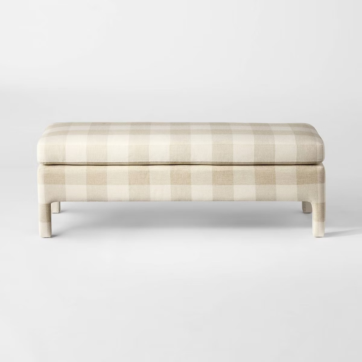 Bellfield Fully Upholstered Bench Checkered - Threshold™ designed with Studio McGee | Target