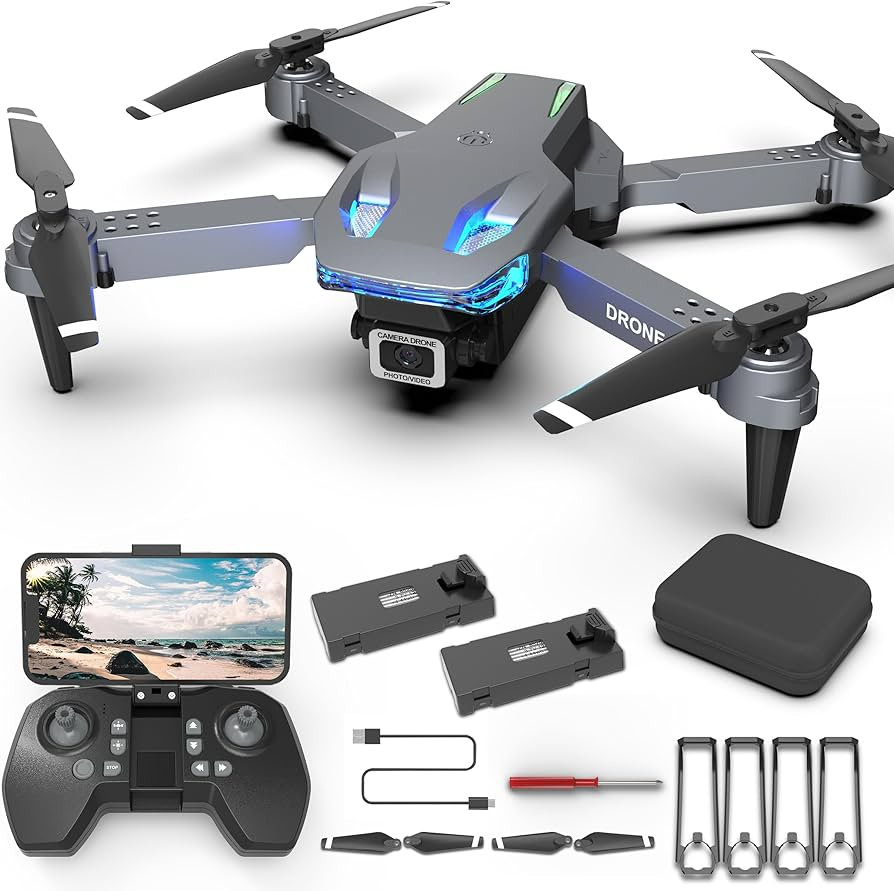 Wipkviey Drone with Camera T28 - Mini Drone 90° Adjustment RC quadcopter 1080P HD, Fpv Foldable ... | Amazon (US)