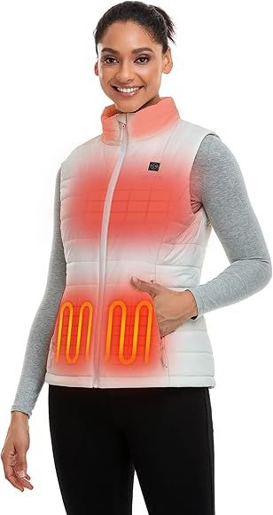 ORORO Women's Lightweight Heated Vest with Battery Pack | Amazon (US)