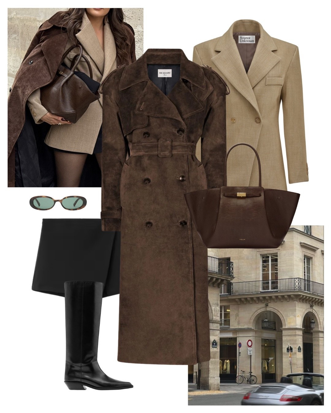 Wrapped in suede 🤎 Obsessed with this suede trench coat! It has an oversized fit with removable shoulder pads. I personally love the oversized fit, but I’d recommend sizing down if you prefer a more fitted look. Wearing a size M.

Blazer is Sourceunknown 🤎

#LTKautumn #LTKwinter #LTKstyletip