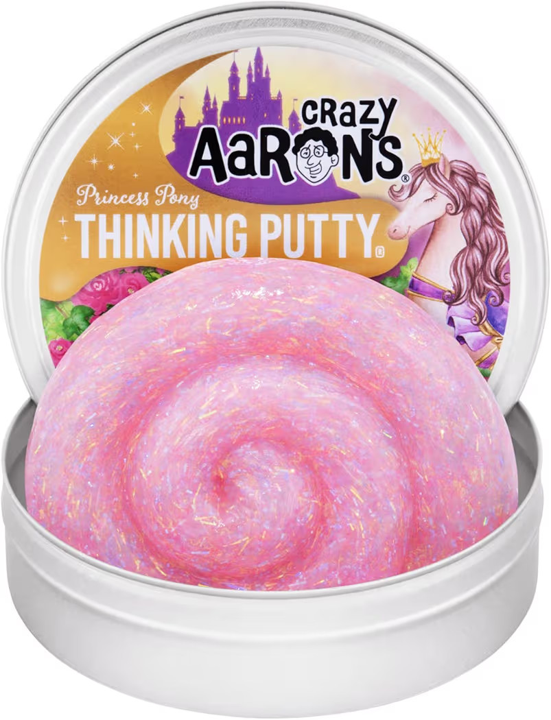Crazy Aaron's Thinking Putty Princess Pony - 4" Pink Sparkle Putty 2021 Trendsetter Edition (3.2 ... | Amazon (US)