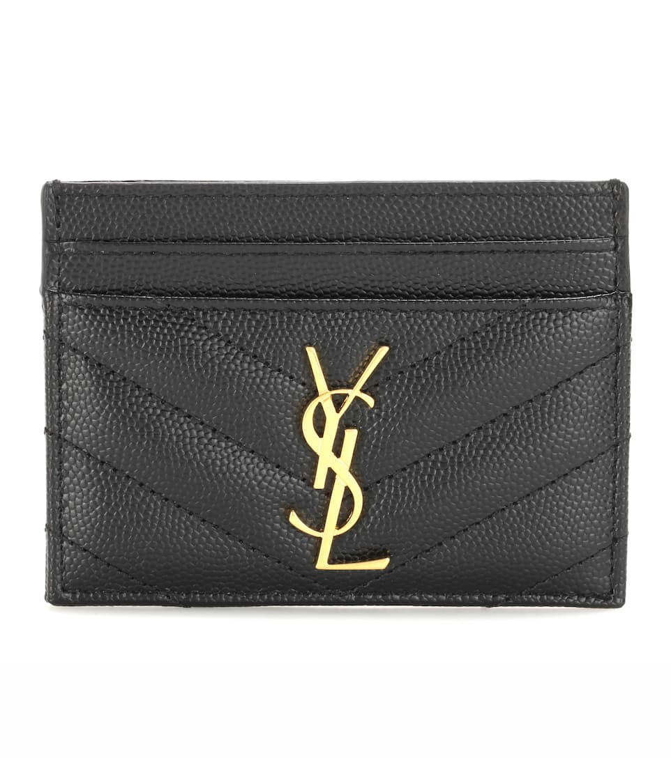 Monogram quilted leather card holder | Mytheresa (INTL)