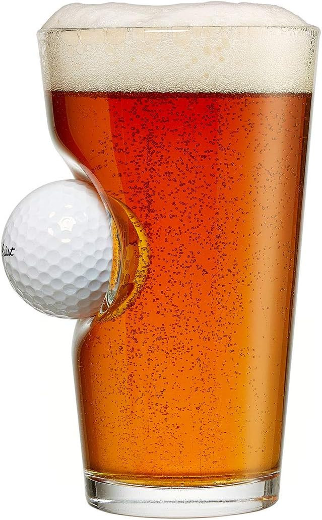 BenShot Golf Ball Pint Glass - 16oz | Made in the USA | Amazon (US)