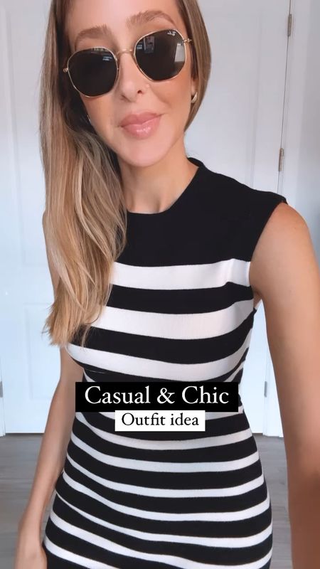 Casual chic dress . Amazing fabric! Stretchy and firm at the same time 
Runs tts , wearing a sjze small 
Great spring dress option 

#LTKover40 #LTKstyletip #LTKtravel