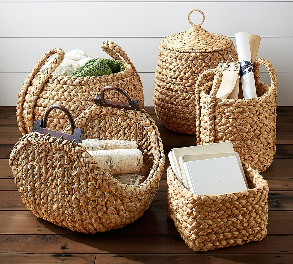 Beachcomber Handwoven Seagrass Basket Collection | Pottery Barn (US)