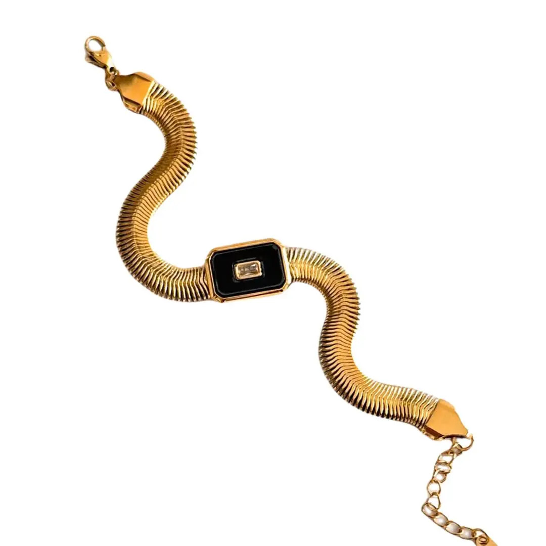 Achilles Bracelet- Black - Ahava J | Ahava Jewels