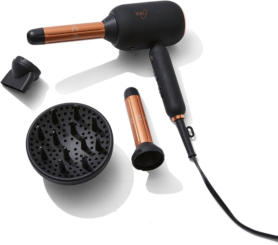 ion Luxe 4-in-1 Autowrap™ Airstyler - Interchangeable Hair Dryer & Curler for All Hair Types | Amazon (US)