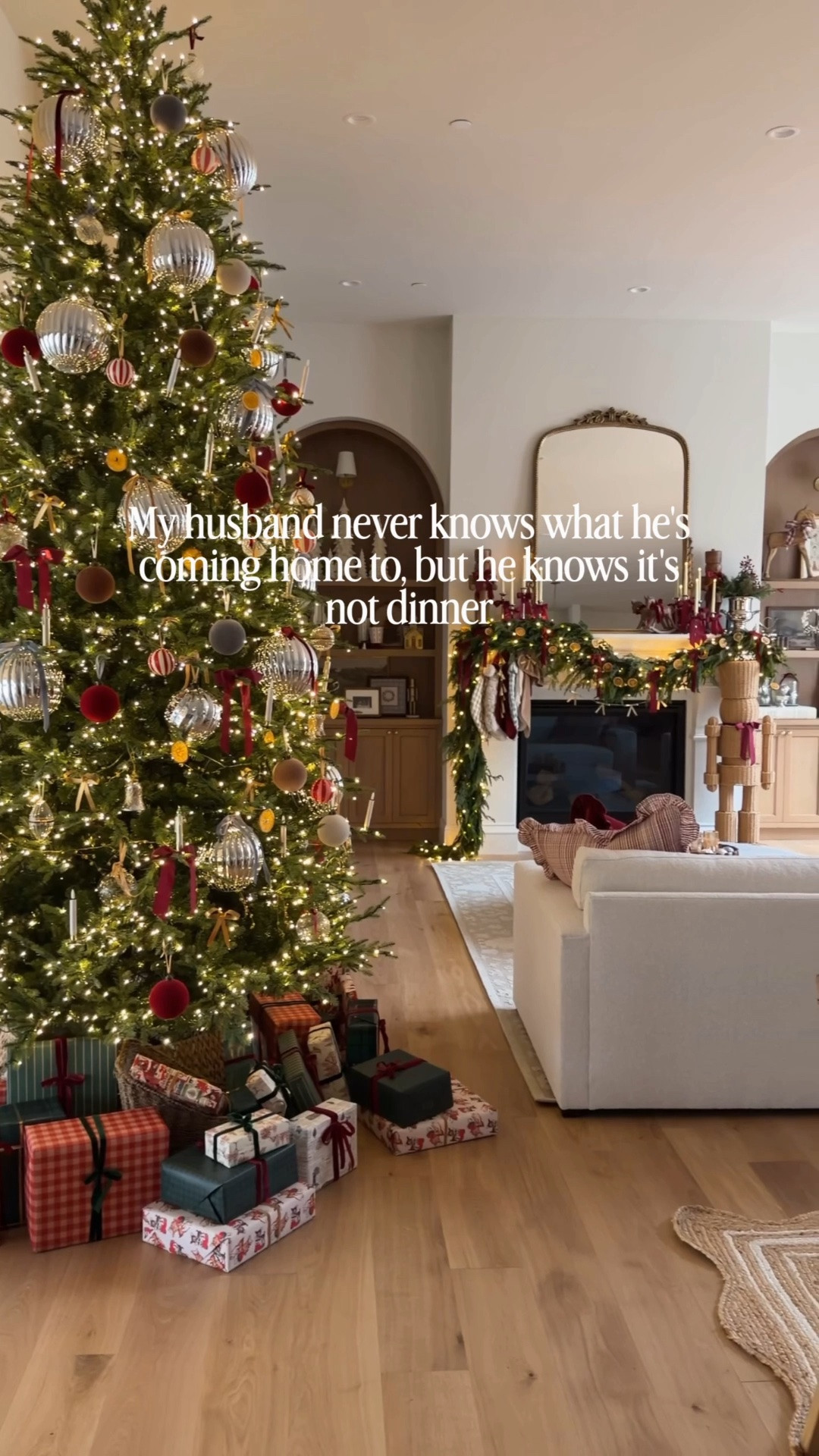 Dinner? No. Christmas magic? Absolutely. He married me knowing the risks. 🎄🎅🏼

#LTKHome #LTKSeasonal