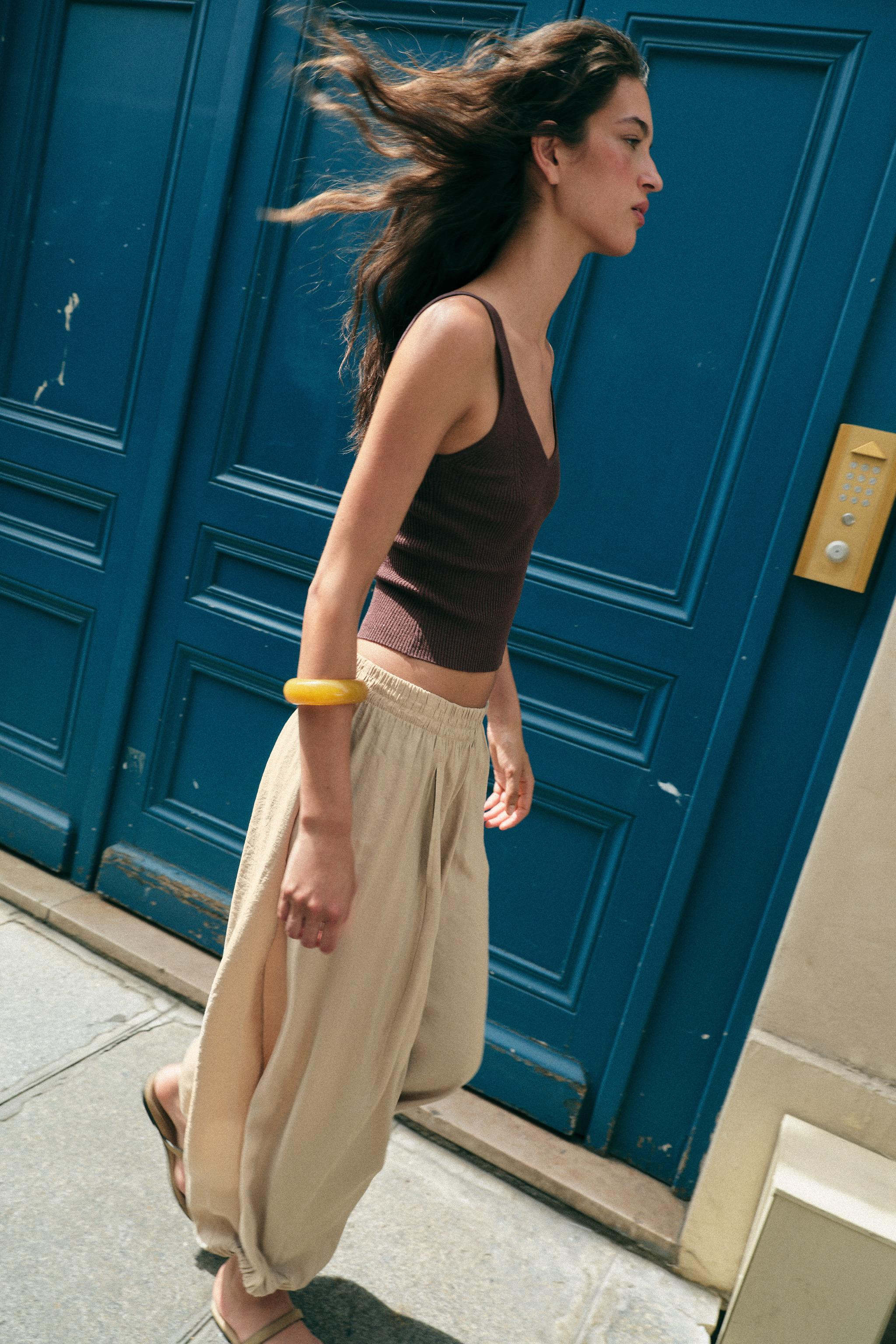 VOLUMINOUS BLOOMER PANTS | Zara US