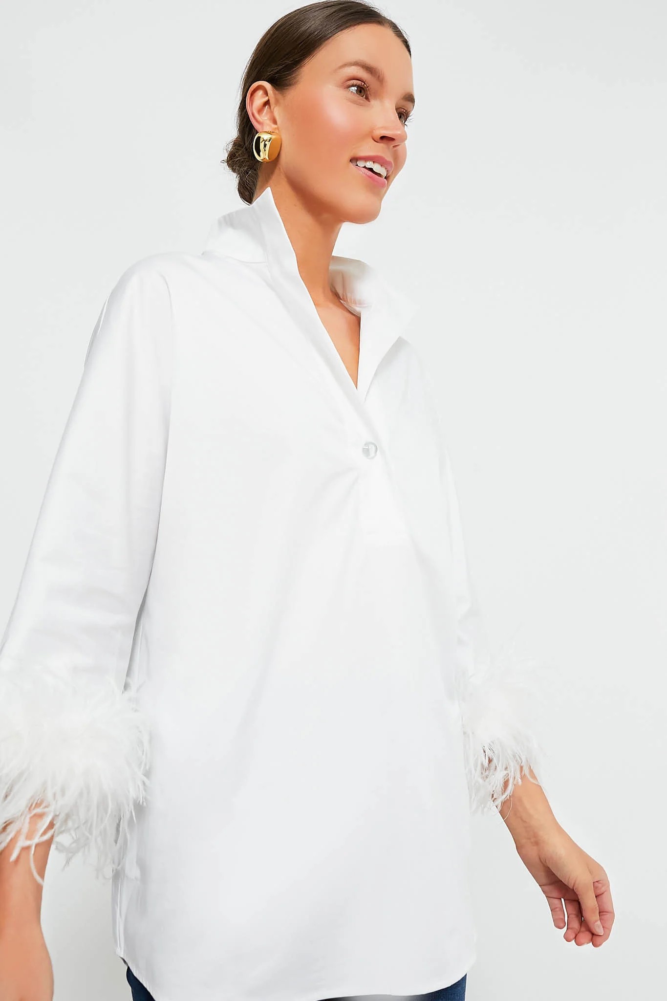 White Feather Willow Blouse | Tuckernuck (US)