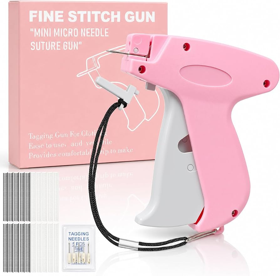 2026 New Stitch Gun for Clothes, Handheld Tagging Gun Quick Clothing Fixer Sewing Kit with 6 Repl... | Amazon (US)