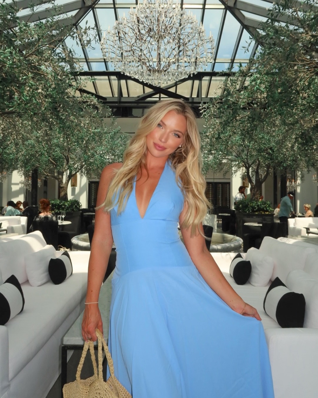 Girl lunch 🍸 🍇 🥖  comment ‘shop’ for outfit links! 

#palmbeach #femininefashion #coastal #ltk #showpo