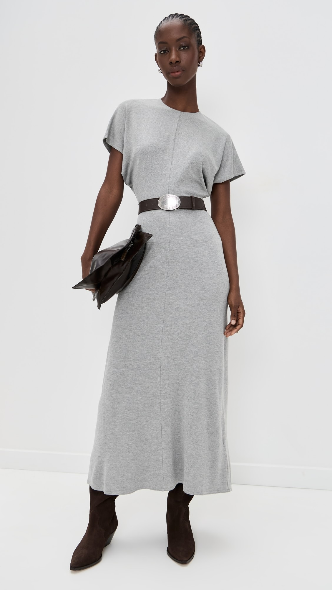 Wool Jersey A Line Dress | Shopbop