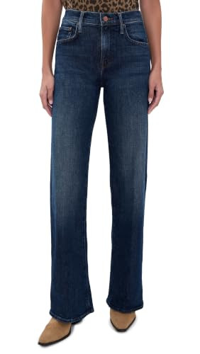 Mother Women's The Mid Rise Lasso Sneak Jeans, that Belongs in A Museum, 28 | Amazon (US)