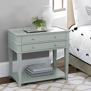 Grace Open 2-Drawer Nightstand | Ballard Designs, Inc.