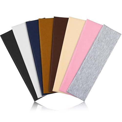 Headbands for Women Stocking Stuffers - 8Pcs Head Bands Non Slip for Women's Hair Accessory Stretchy Fabric Sweat Headband for Workout Sport Yoga Running Christmas Birthday Gifts for Women Valentines | Amazon (US)