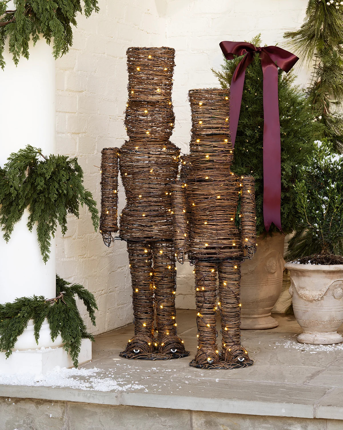 Pre-Lit Woven Nutcracker | McGee & Co. (US)