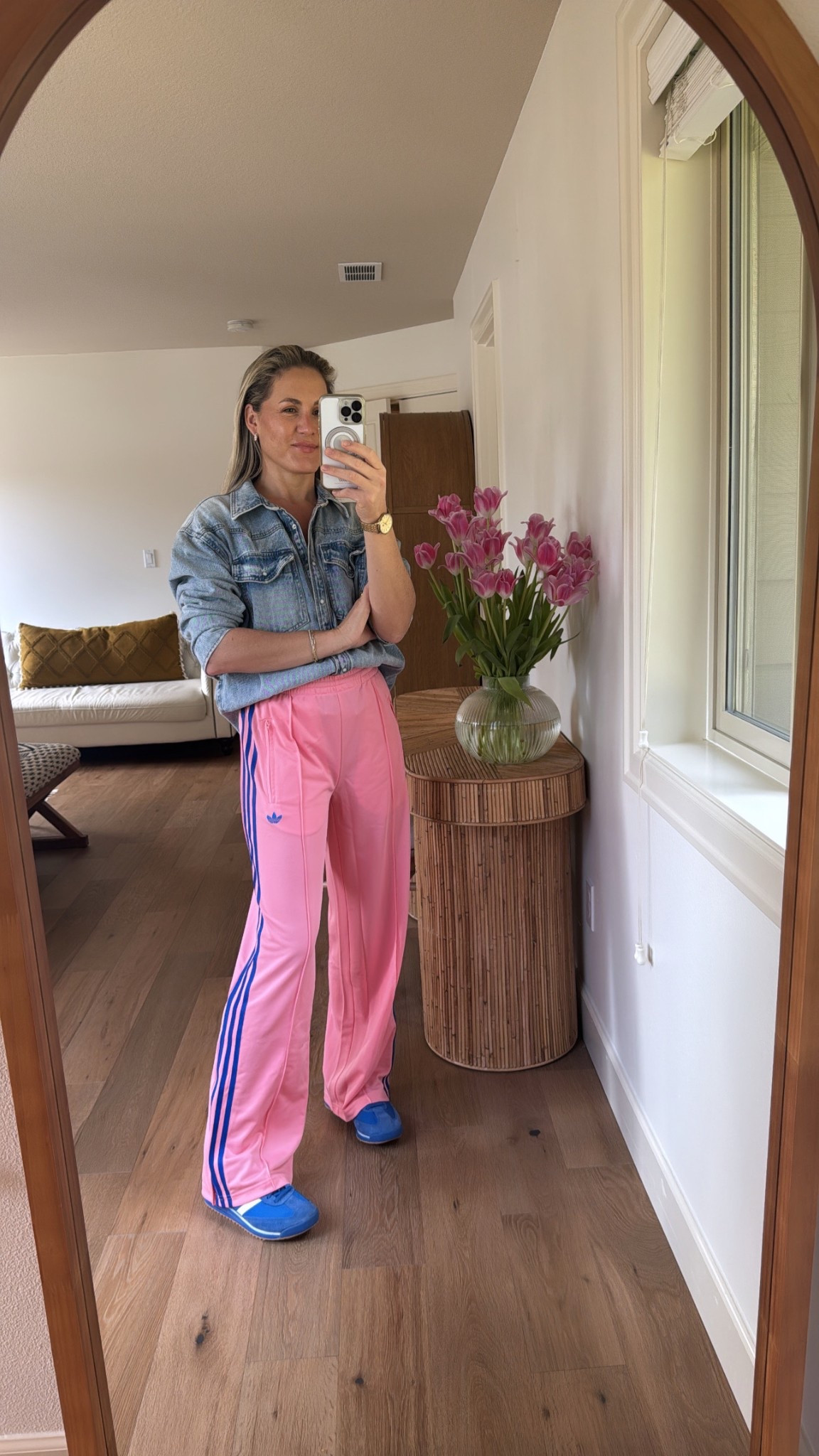 Inspired by spring colors 🌷🌷🌷

Can’t go wrong with a pair of adidas track pants 🩷💙

#LTKShoeCrush #LTKSeasonal #LTKStyleTip