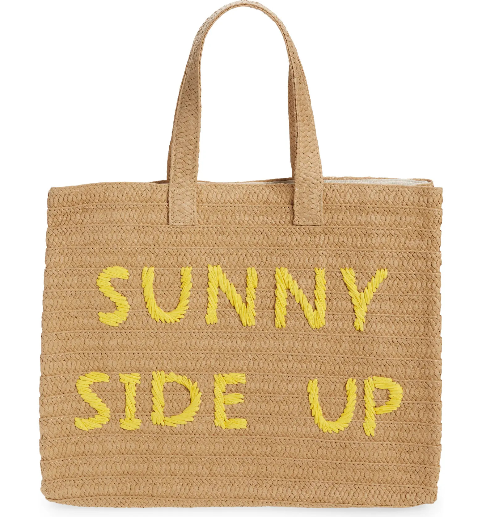 btb Los Angeles Sunny Side Up Straw Tote | Nordstrom | Nordstrom