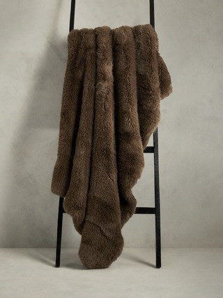 Kodiak Faux Fur Throw | Banana Republic (US)