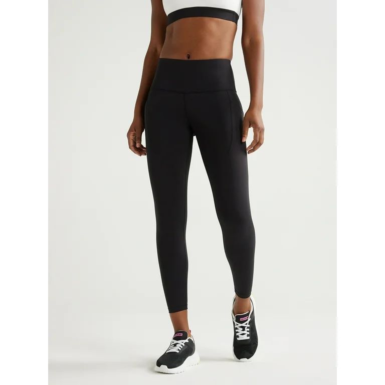 Love & Sports Women’s Performance Leggings with Side Pockets, Sizes XS-XXXL | Walmart (US)