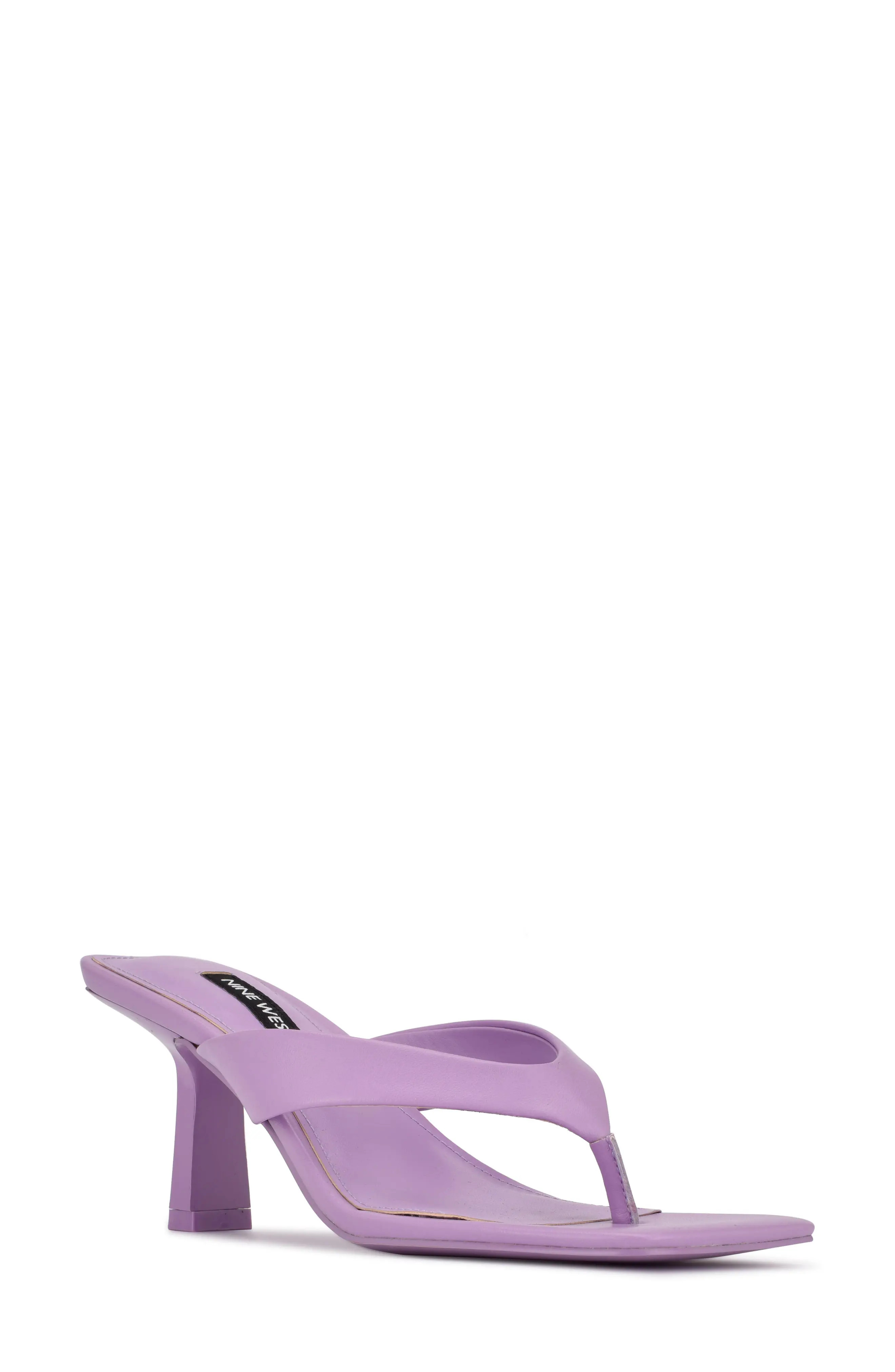 Nine West Nest Thong Sandal in Lilac at Nordstrom, Size 10 | Nordstrom
