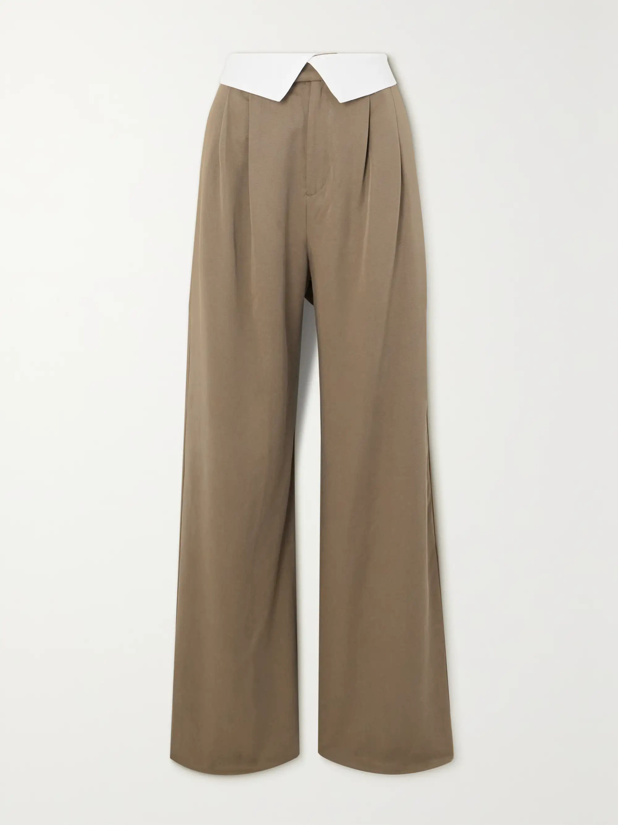 Stevie pleated TENCEL Lyocell wide-leg pants | NET-A-PORTER (US)