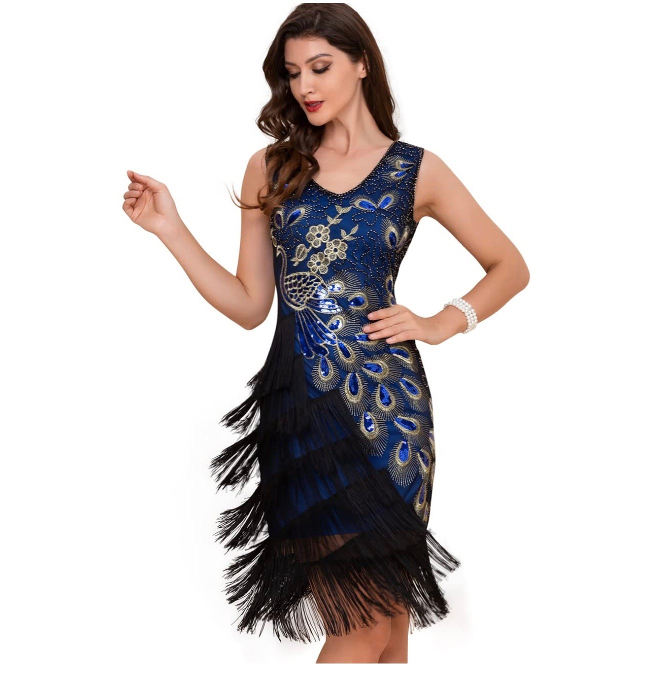 1920s Women Vintage Peacock Sequined Tassel Flapper Party Dress


#LTKSaleAlert #LTKootd