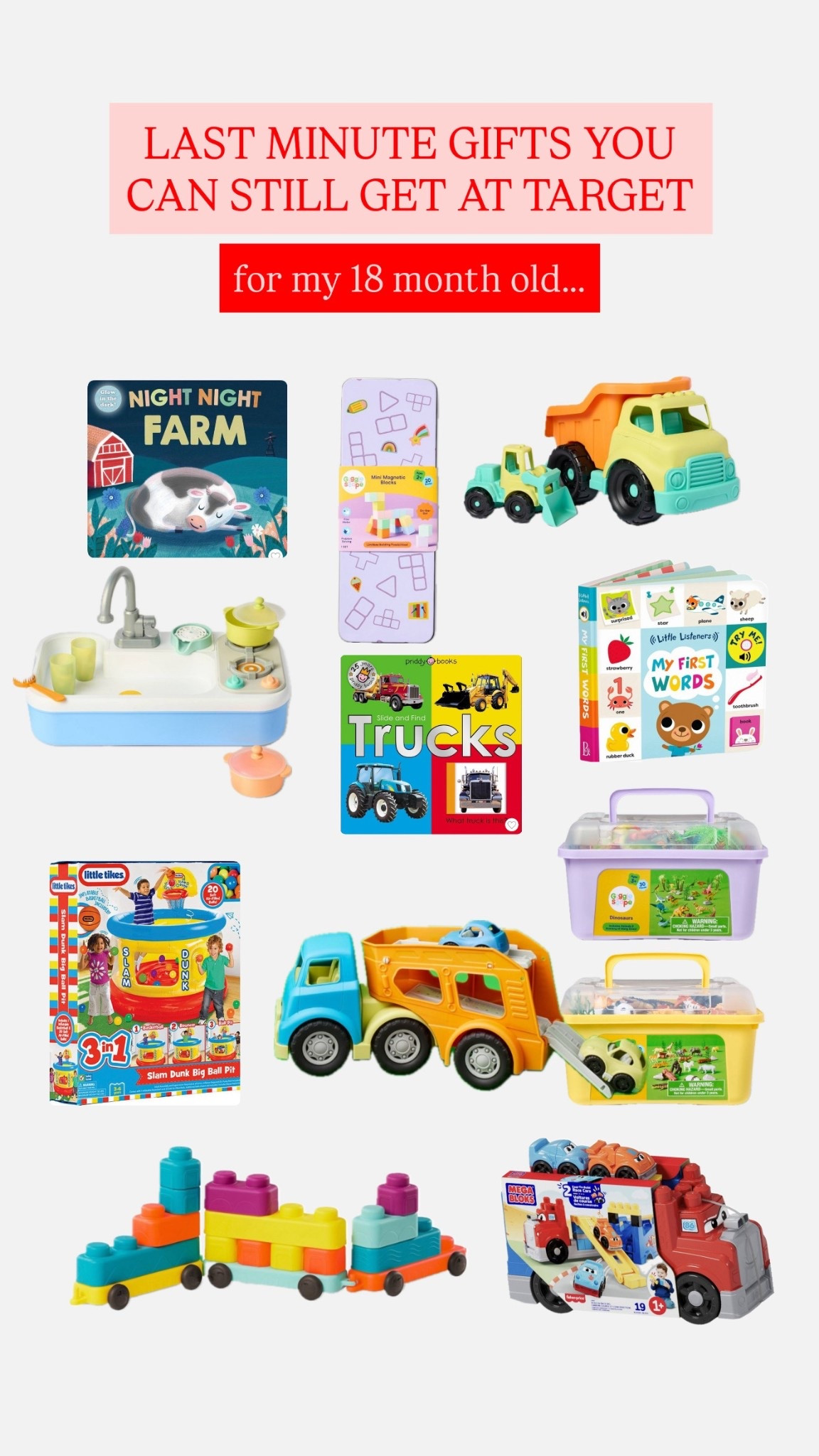 last minute toddler gifts from Target! 🎯 for my 18 month old 

#LTKGiftGuide #LTKKids #LTKHoliday
