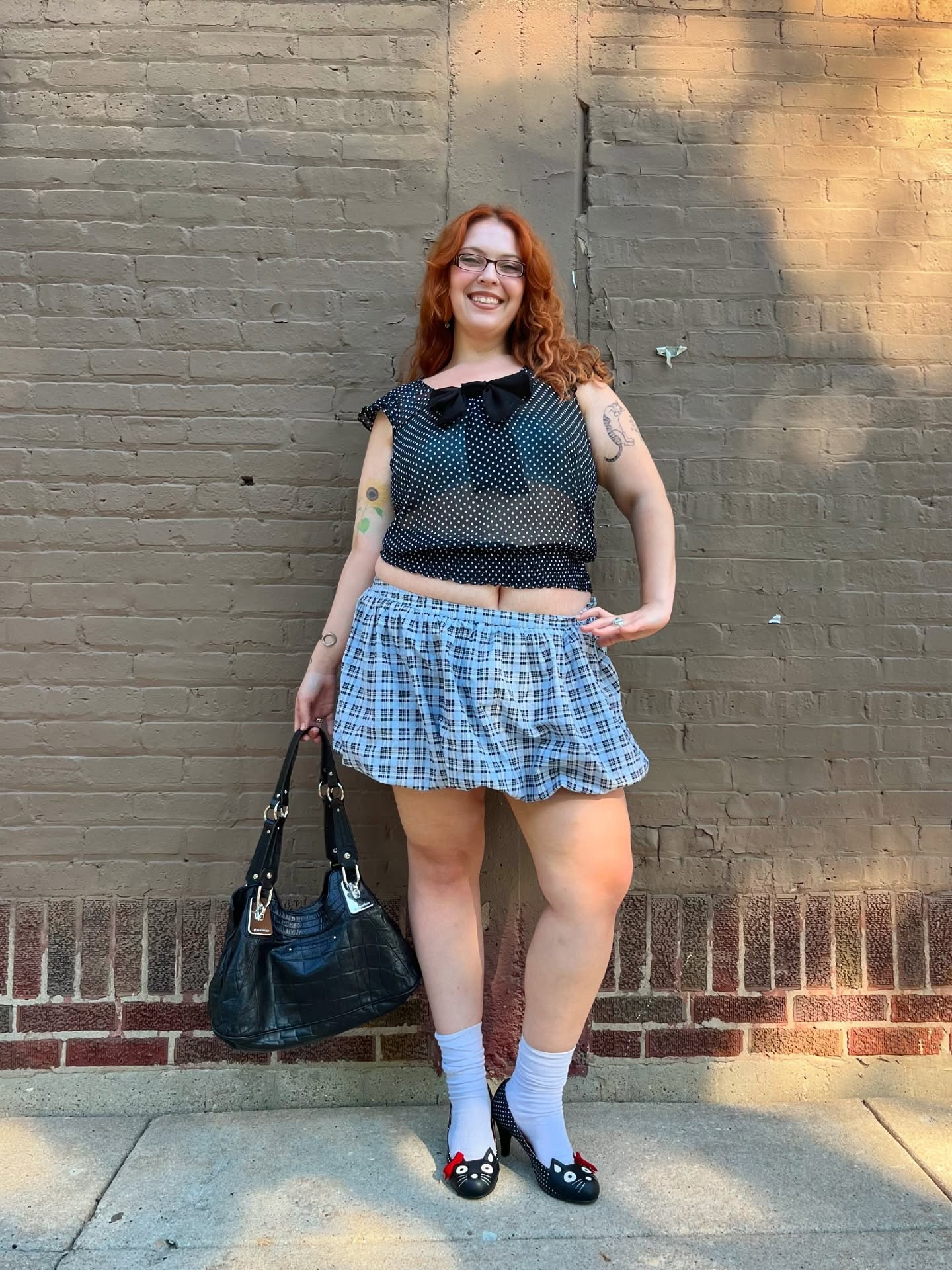 i keep those thangs on me (actual kitten heels) 🐈‍⬛🎀

#LTKPlusSize #LTKFallSale #LTKMidsize