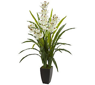 45in.  Cymbidium Orchid Artificial Plant | QVC