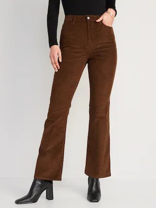 Higher High-Waisted Flare Corduroy Pants for Women | Old Navy (US)